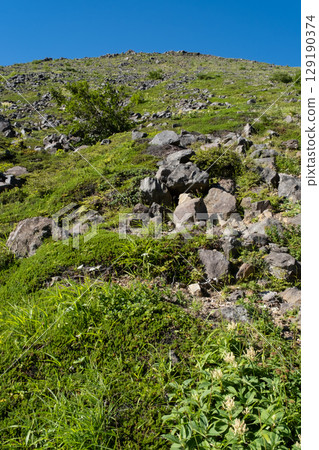 栃木縣那須山登山道的風景 129190374