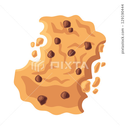 Cartoon cookie delicious dessert snack Cartoon cookie delicious dessert snack 129190444