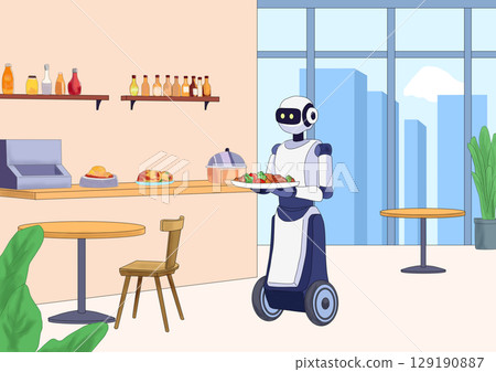Serving robot 129190887