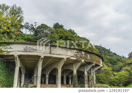 新潟縣佐渡市,佐渡島北澤浮選工廠現場,濃縮機 新潟縣佐渡市,佐渡島北澤浮選工廠現場,濃縮機 129191197
