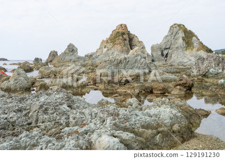 Sado Island, Niigata Prefecture, Sado City, Sado Island, Nanaura Coast, Married Couple Rocks 129191230