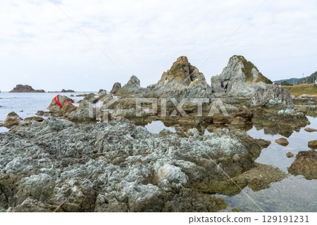 Sado Island, Niigata Prefecture, Sado City, Sado Island, Nanaura Coast, Married Couple Rocks 129191231