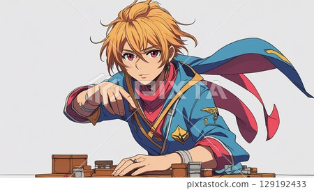 Anime-style boy 129192433