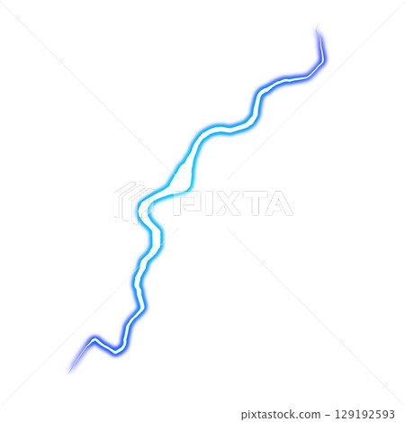Blue lightning effect (transparent background) Blue lightning effect (transparent background) 129192593