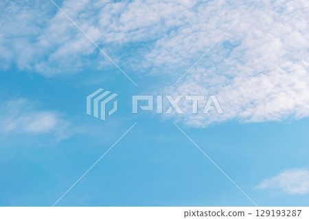 Sky cloudscape with blue sky and white clouds Sky cloudscape with blue sky and white clouds 129193287