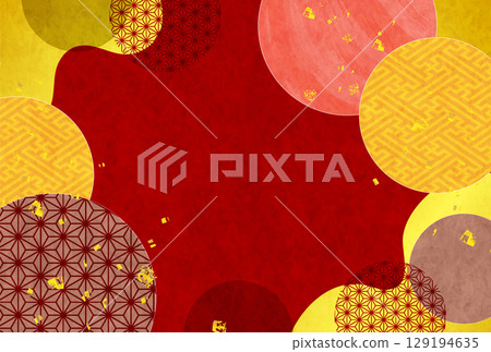 秋天的日本圖案背景 秋天的日本圖案背景 129194635