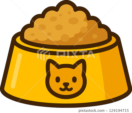 貓食插畫 129194715
