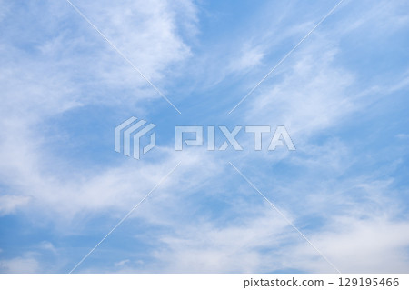 Summer sky, blue sky, clear, summer, August image [Kanagawa Prefecture] 129195466