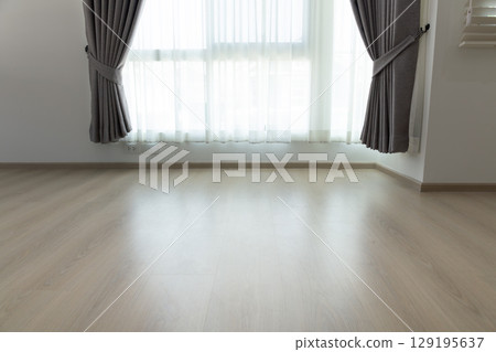 Wood floor ideal for background. 129195637