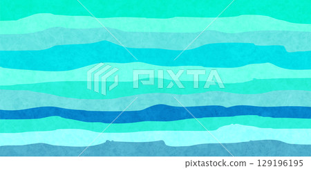 Blue watercolor Japanese pattern background Blue watercolor Japanese pattern background 129196195