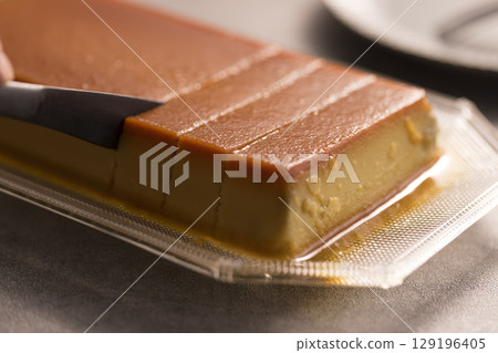 Sweet potato pudding 129196405