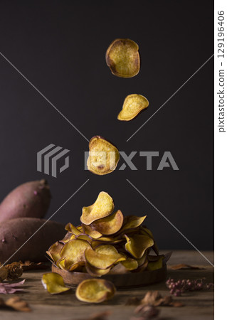 甜薯片 甜薯片 129196406