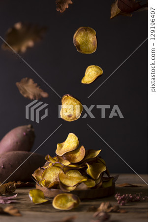 甜薯片 甜薯片 129196407