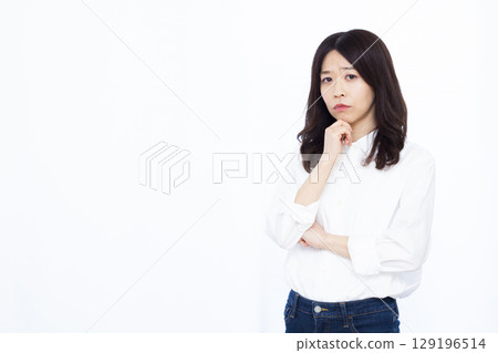 A woman in need A woman in need 129196514