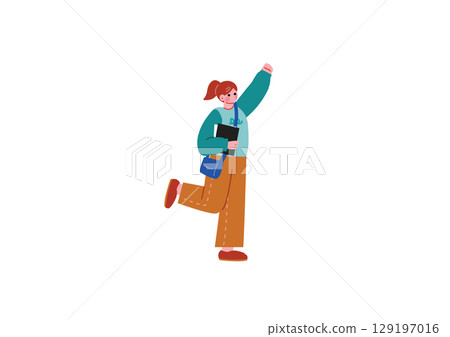 旅行:一位出國留學的女性 旅行:一位出國留學的女性 129197016