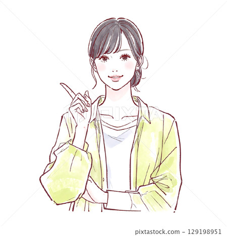 婦女和女孩插畫素材 婦女和女孩插畫素材 129198951