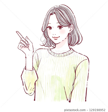 婦女和女孩插畫素材 婦女和女孩插畫素材 129198952