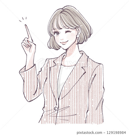 婦女和女孩插畫素材 129198984