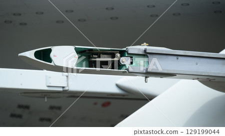 LAU-114 missile launcher on an Air Self-Defense Force F-15J Eagle LAU-114 missile launcher on an Air Self-Defense Force F-15J Eagle 129199044