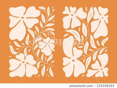 Floral swirl picture. Floral swirl picture. 129199183