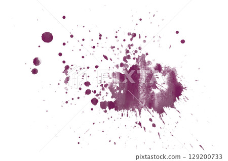 Purple splash watercolor brush isolated on transparent background Purple splash watercolor brush isolated on transparent background 129200733