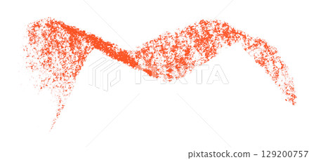 Red crayon brush stroke isolated on transparent background Red crayon brush stroke isolated on transparent background 129200757