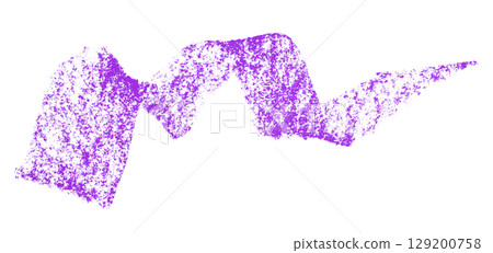 Purple crayon brush stroke isolated on transparent background Purple crayon brush stroke isolated on transparent background 129200758
