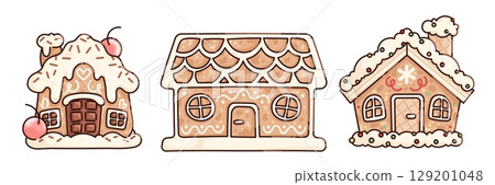 Gingerbread house collection Gingerbread house collection 129201048