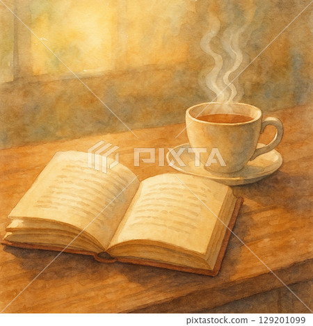 傍晚讀書時光光與熱電影｜溫暖暖暖的水彩畫風電影 129201099