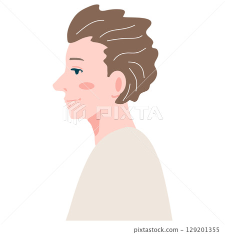 Young man profile icon 129201355