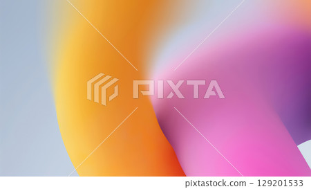 Swirling Abstract Colors Creating a Dreamlike Background 129201533