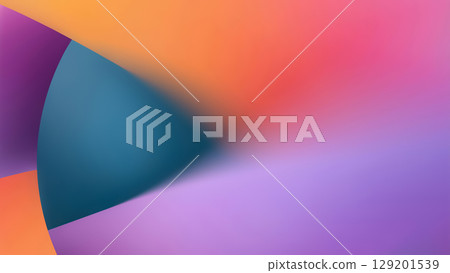 Vibrant Abstract Background With Soft Colors and Shapes 129201539