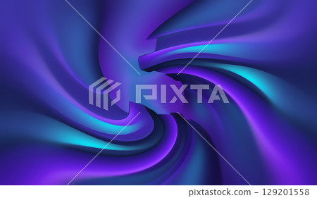 Swirling Abstract Background in Vibrant Purple Tones 129201558