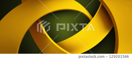 Vibrant Abstract Shapes With Curves and Dynamic Flow Vibrant Abstract Shapes With Curves and Dynamic Flow 129201566