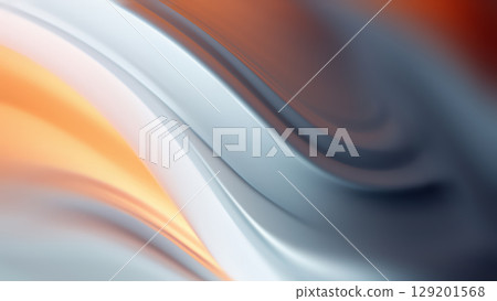Abstract Fluid Waves in Vibrant Color Scheme 129201568