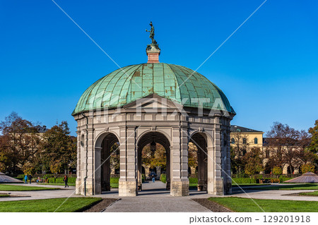 Hofgarten Park with Dianatempel in Munich, Germany Hofgarten Park with Dianatempel in Munich, Germany 129201918