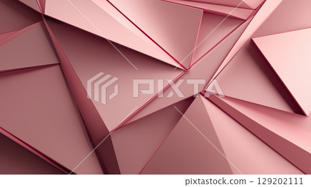 Modern Abstract Design With AI Geometric Shapes 129202111