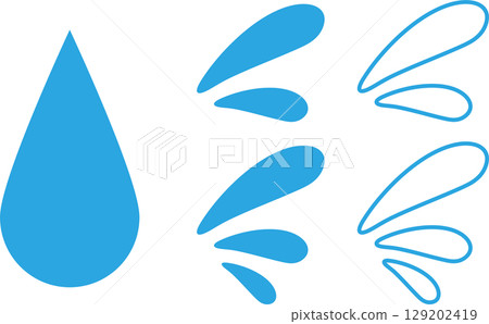 滴水滴圖標集 129202419