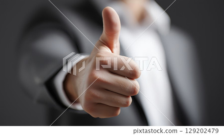 Approval Gesture in Professional Settings With AI 129202479