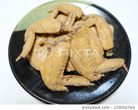 日式醬汁燉雞翅 129202568