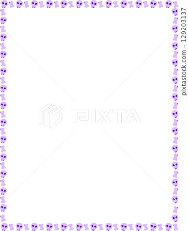 halloween frame 129203137