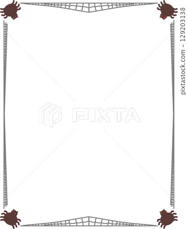 halloween frame 129203138
