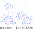 Hydrangea background illustration 129203280