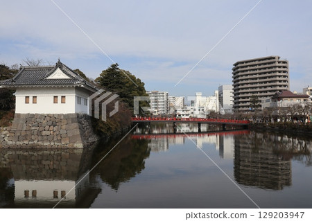 Scenery of Odawara Castle in Odawara City, Kanagawa Prefecture 129203947