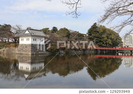 Scenery of Odawara Castle in Odawara City, Kanagawa Prefecture 129203949