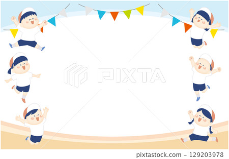 Fun Frame 9 for Sports Day 129203978
