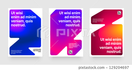 Simple template with abstract geometric shapes. Simple template with abstract geometric shapes. 129204697