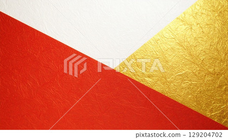 Red and gold washi paper background | A gorgeous abstract design that combines luxury and traditional beauty 129204702