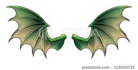 Bat Dragon Devil Demon Vampire Wings Illustration 129204735