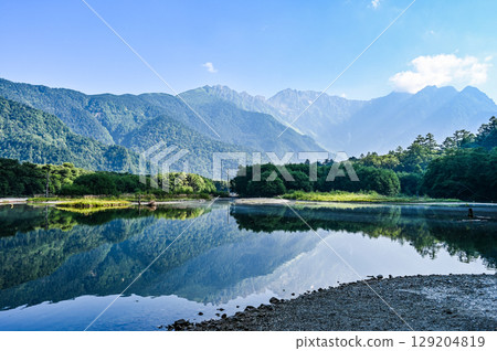 The great outdoors of Kamikochi in Matsumoto City, Nagano Prefecture 129204819
